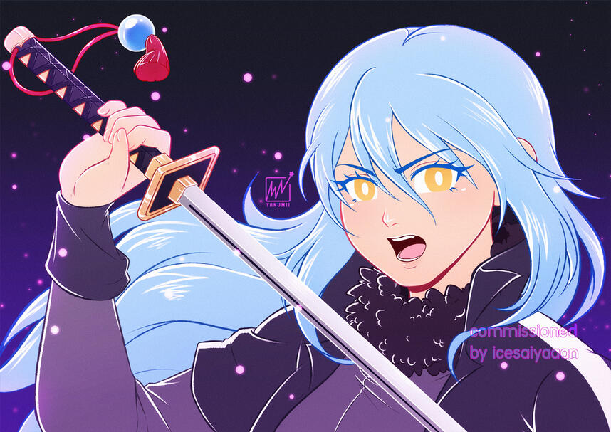 Rimuru Tempest commissioned by icesaiyaaan 💙