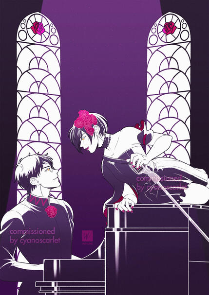 Richard III and Henry Stafford Commissioned by Cyanoscarlet